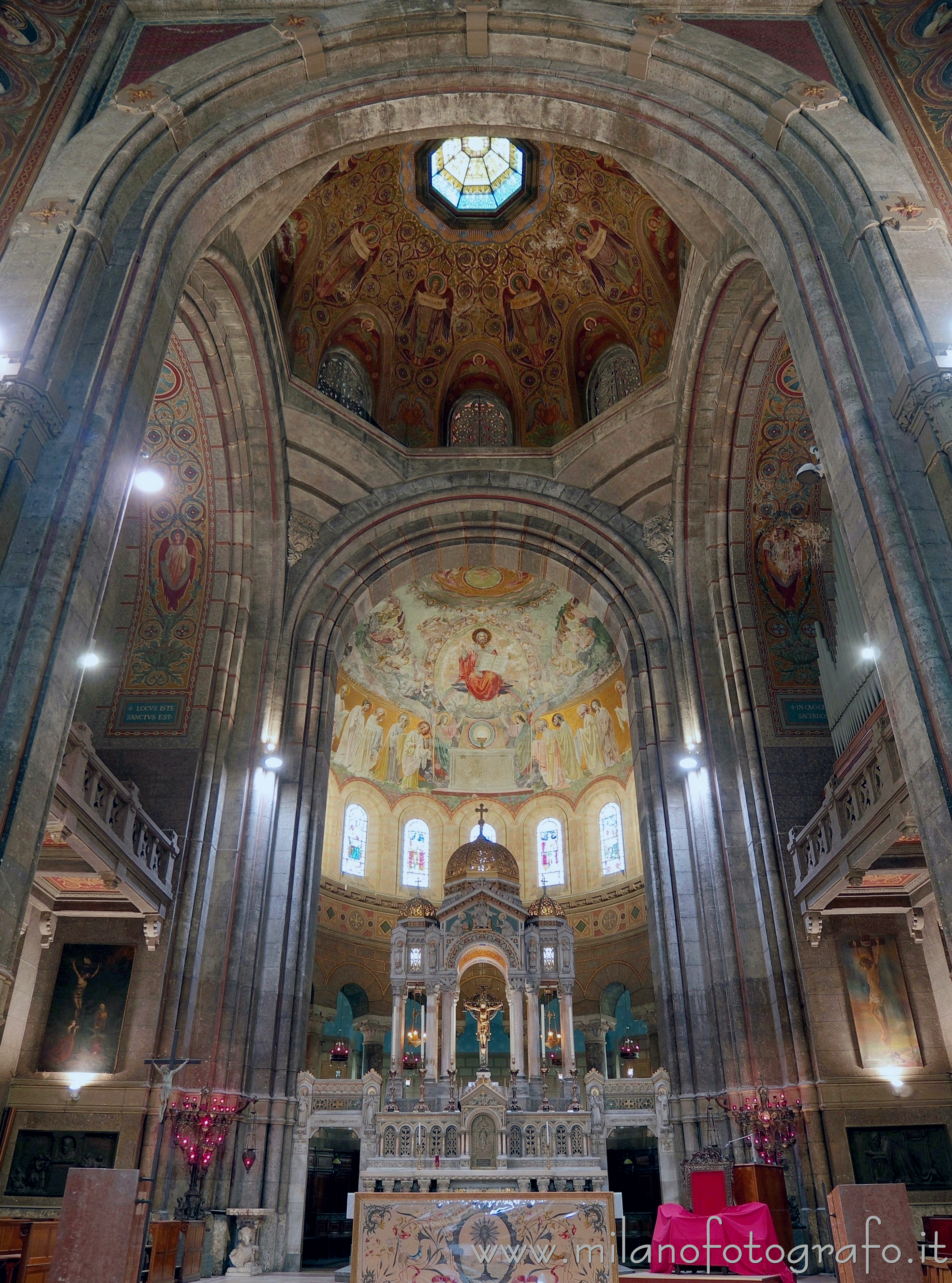 Milan (Italy) - Altar and presbytery of the Basilica of the Corpus Domini